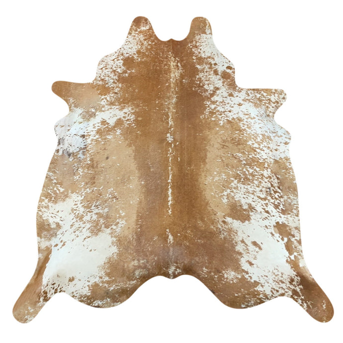 Natural Brazilian Cowhide Rug -  Mocha, Ivory & Caramel