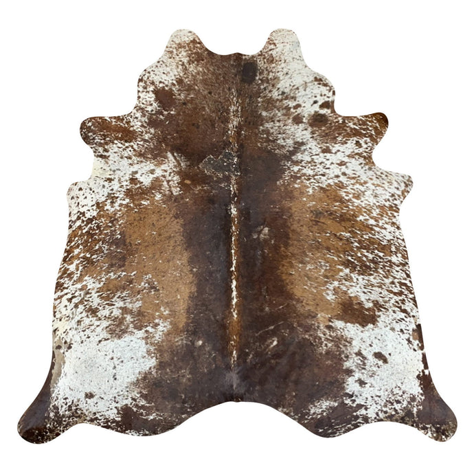 Natural Brazilian Cowhide Rug -  Chocolate, Ivory & Mocha