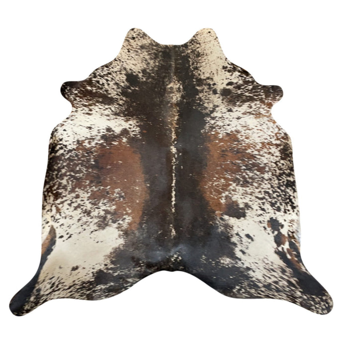 Natural Brazilian Cowhide Rug -  Espresso, Ivory & Mocha