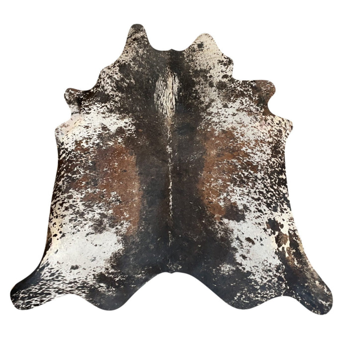 Natural Brazilian Cowhide Rug -  Espresso, Ivory & Mocha