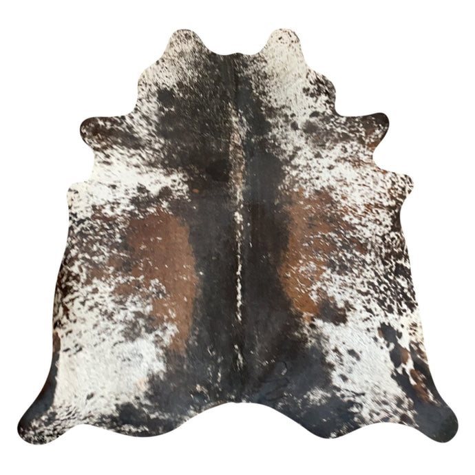 Natural Brazilian Cowhide Rug -  Espresso, Ivory & Mocha