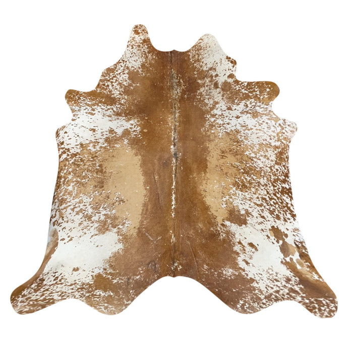 Natural Brazilian Cowhide Rug -  Mocha, Ivory & Caramel