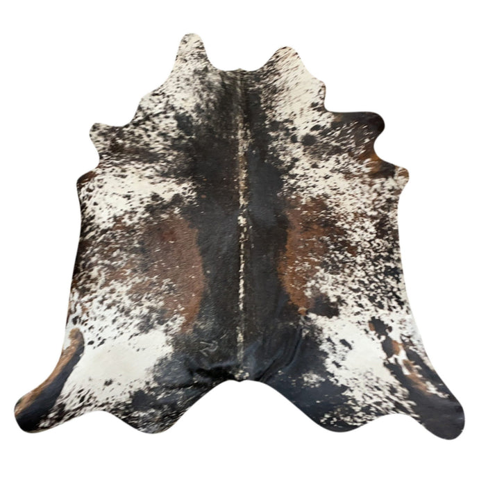 Natural Brazilian Cowhide Rug -  Espresso, Ivory & Mocha