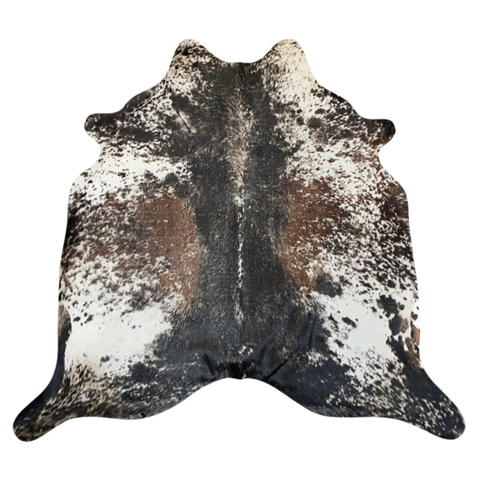 Natural Brazilian Cowhide Rug -  Espresso, Ivory & Mocha