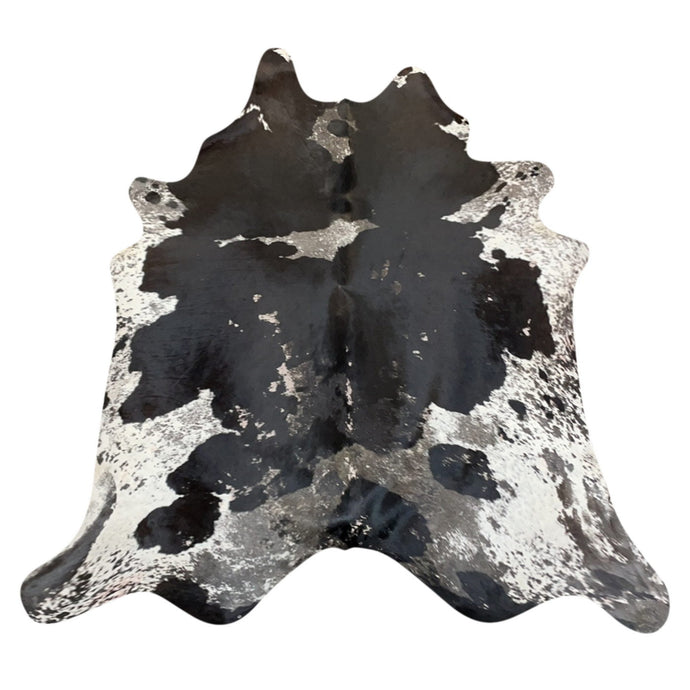 Natural Brazilian Cowhide Rug -  Espresso, Taupe & Ivory