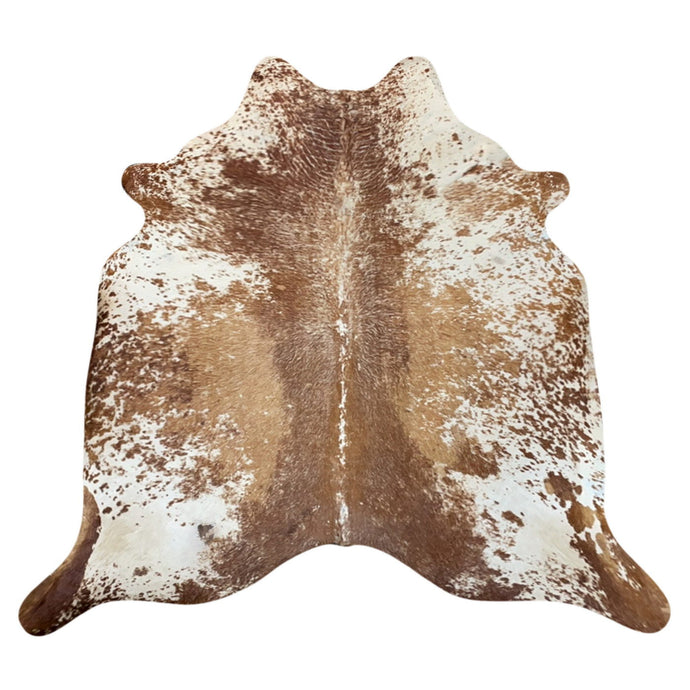 Natural Brazilian Cowhide Rug -  Chocolate, Ivory & Mocha