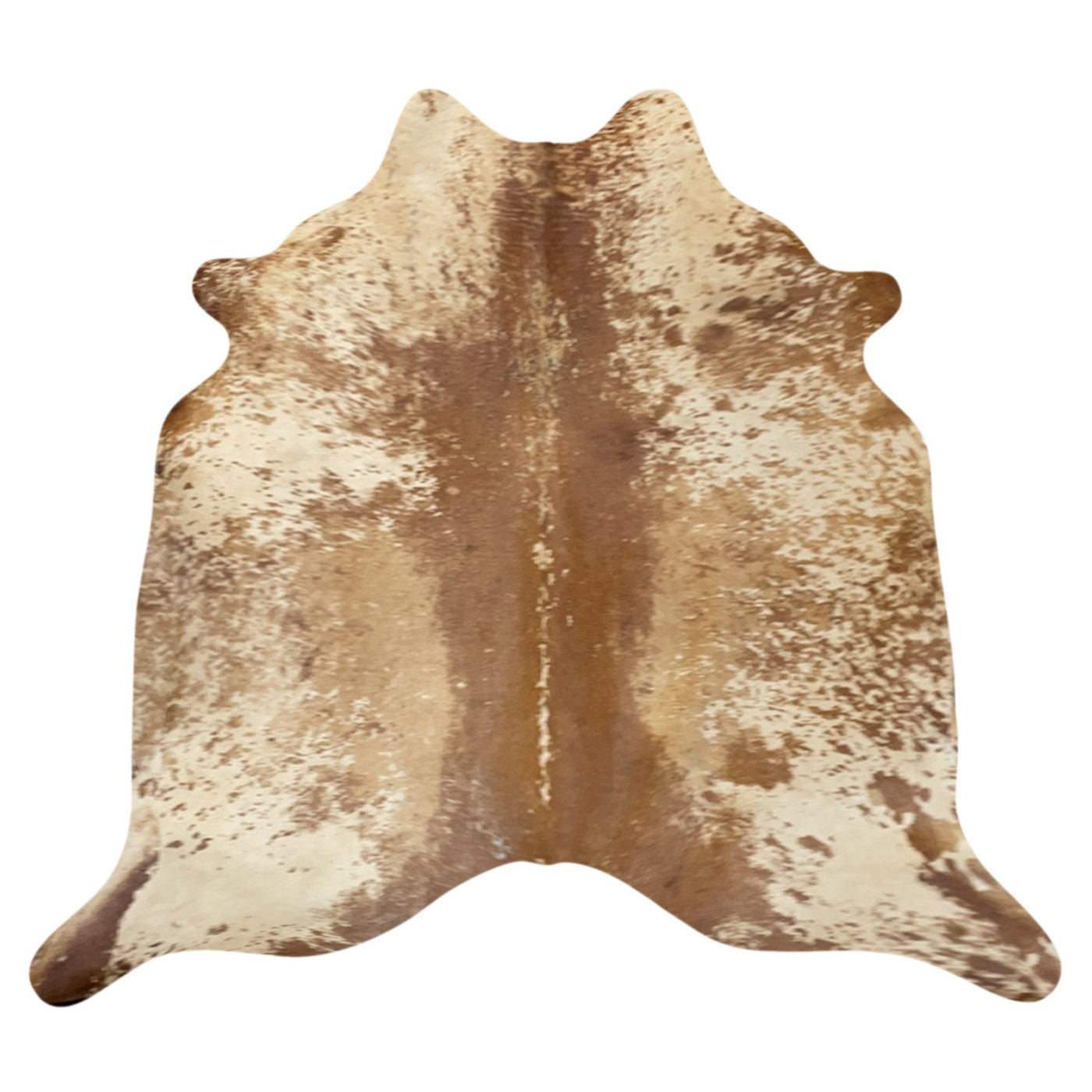 Natural Brazilian Cowhide Rug -  Mocha, Beige & Caramel