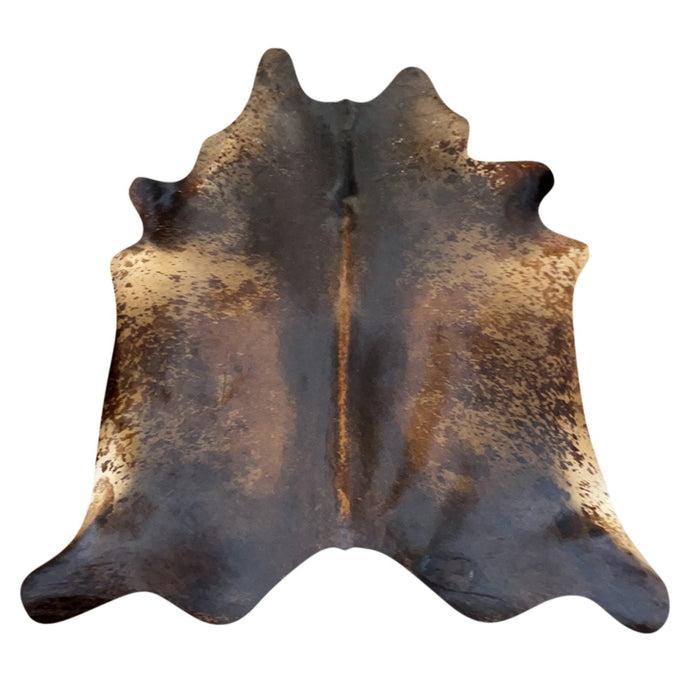 Natural Brazilian Cowhide Rug -  Espresso, Caramel & Mocha