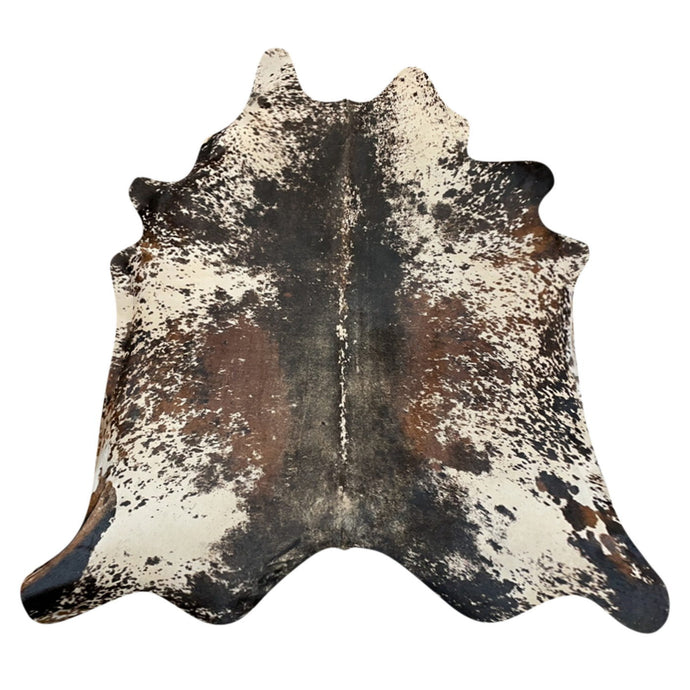 Natural Brazilian Cowhide Rug -  Espresso, Ivory & Mocha