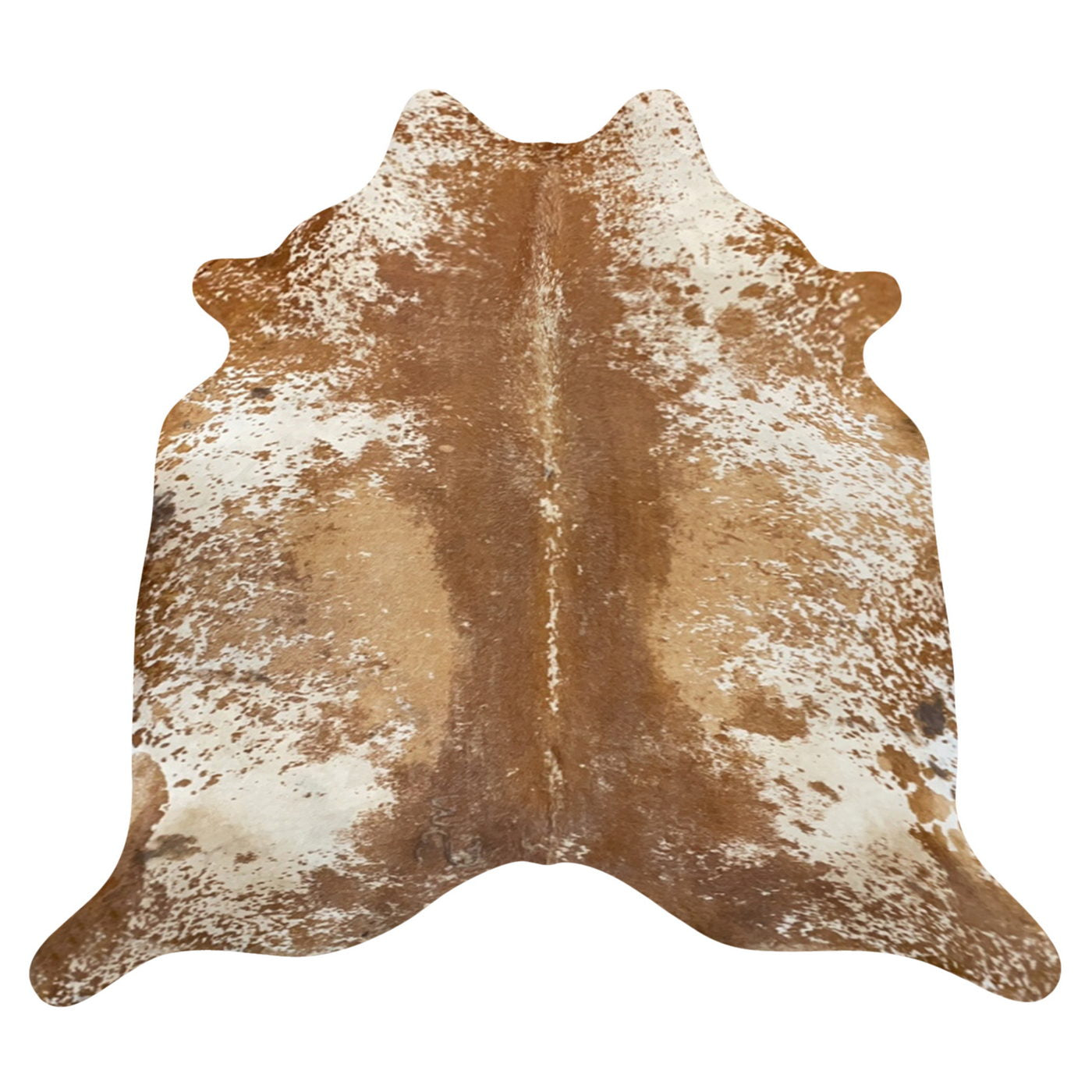 Natural Brazilian Cowhide Rug -  Mocha, Ivory & Caramel