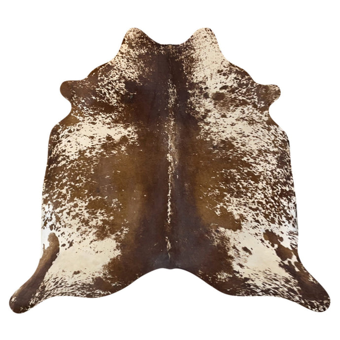 Natural Brazilian Cowhide Rug -  Chocolate, Ivory & Mocha