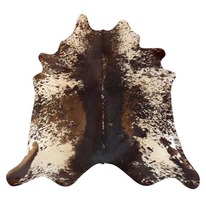 Natural Brazilian Cowhide Rug -  Espresso, Ivory & Mocha