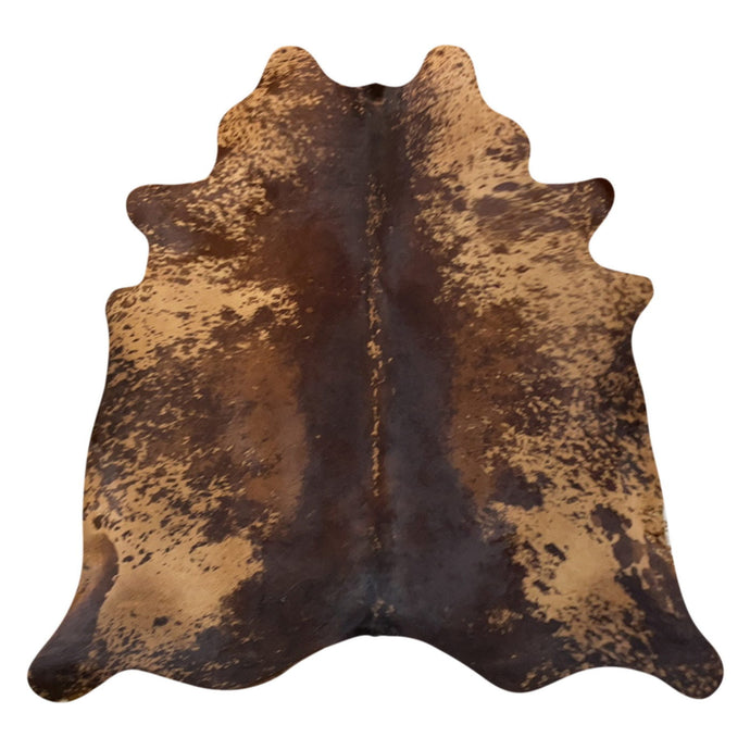 Natural Brazilian Cowhide Rug -  Chocolate, Caramel & Mocha