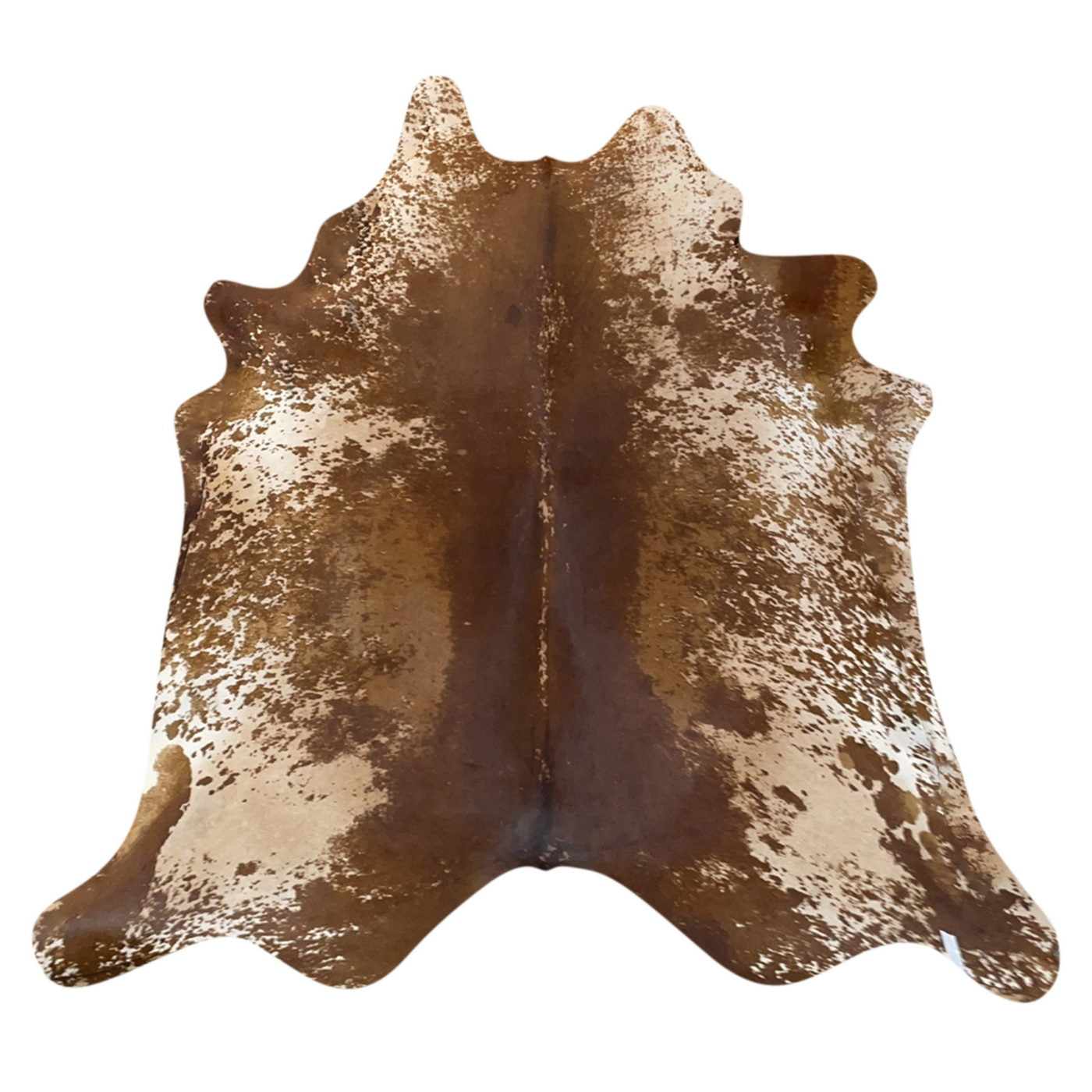 Natural Brazilian Cowhide Rug -  Chocolate, Caramel & Mocha