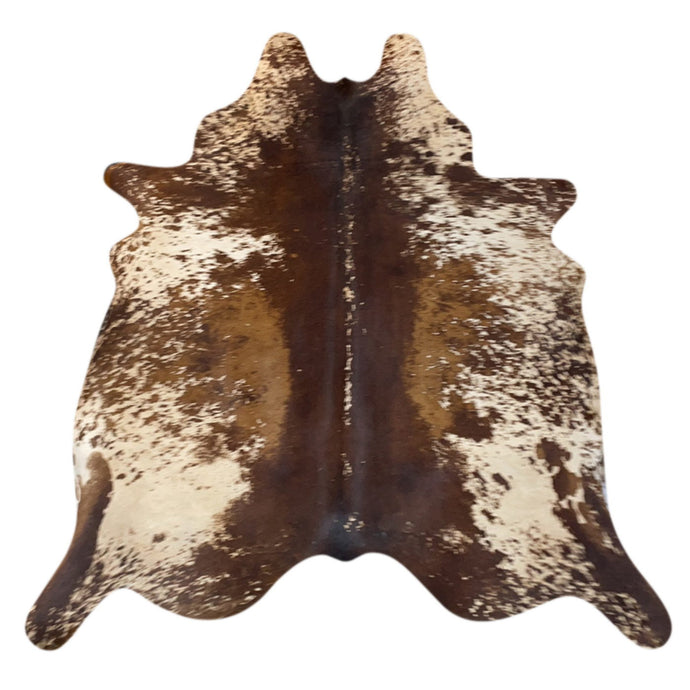 Natural Brazilian Cowhide Rug -  Chocolate, Ivory & Mocha