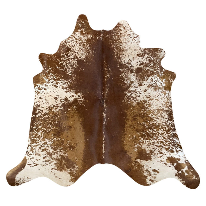 Natural Brazilian Cowhide Rug -  Chocolate, Ivory & Mocha