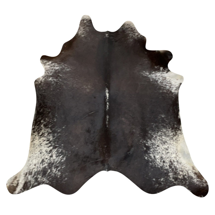 Natural Brazilian Cowhide Rug -  Espresso & Ivory