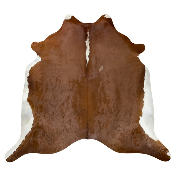 Natural Brazilian Cowhide Rug -  Mocha & Ivory