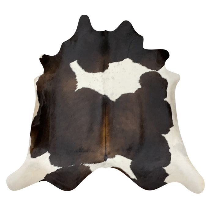 Natural Brazilian Cowhide Rug -  Espresso, Ivory & Mocha