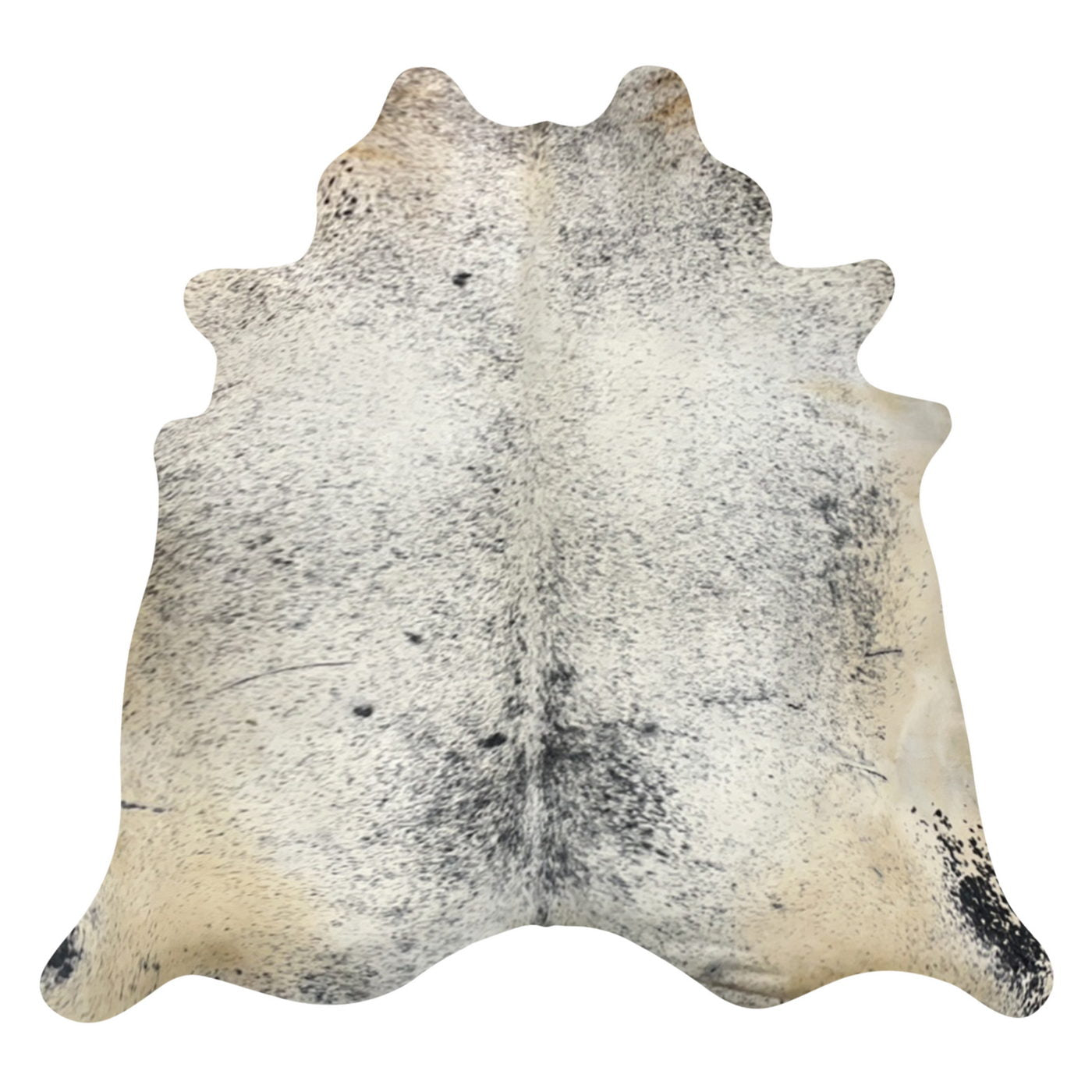 Natural Brazilian Cowhide Rug -  Taupe, Ivory & Espresso