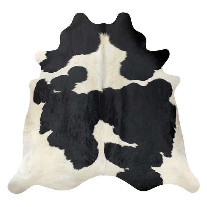 Natural Brazilian Cowhide Rug -  Espresso, Beige & Ivory