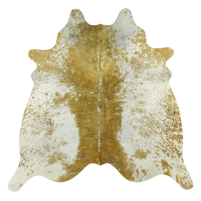 Natural Brazilian Cowhide Rug -  Mocha & Ivory