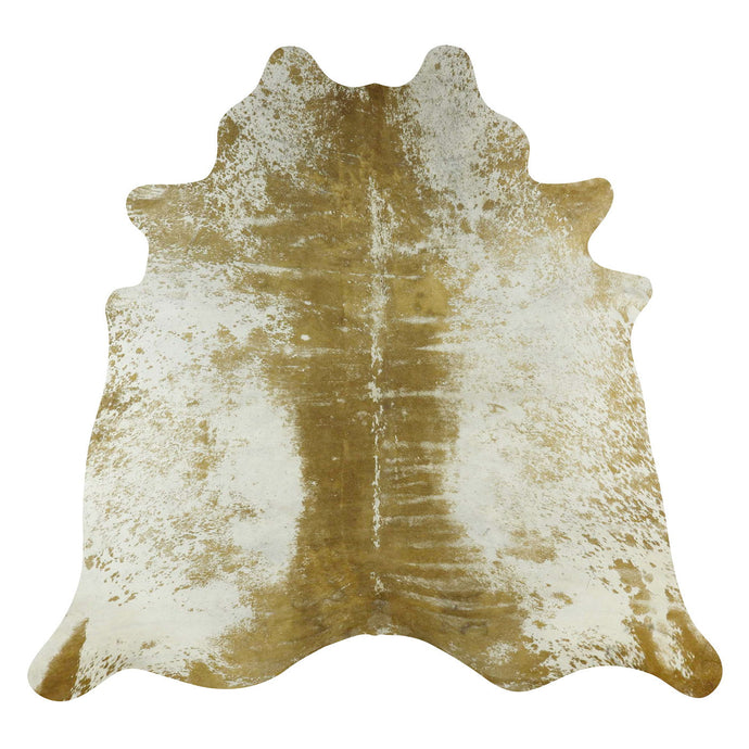 Natural Brazilian Cowhide Rug -  Mocha & Ivory