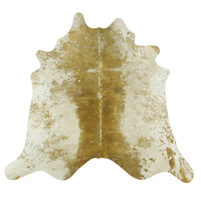 Natural Brazilian Cowhide Rug -  Mocha & Ivory