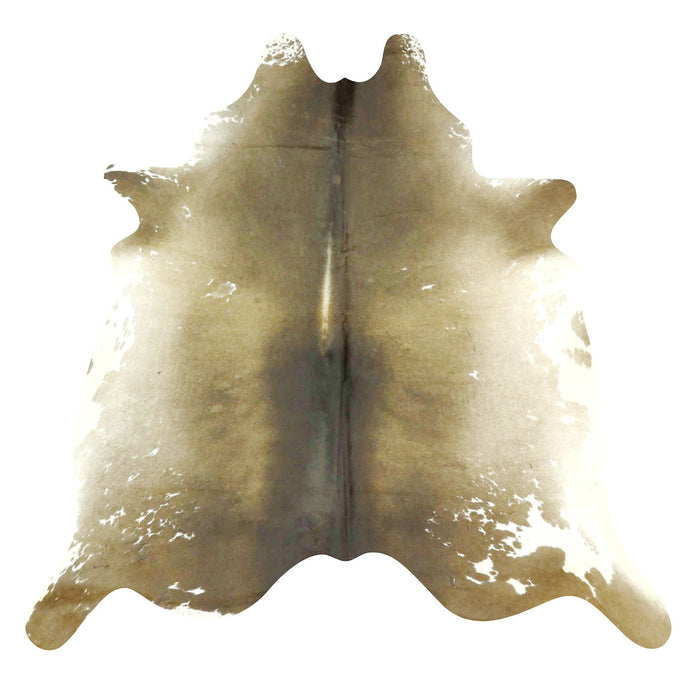 Natural Brazilian Cowhide Rug -  Chocolate, Caramel & Ivory