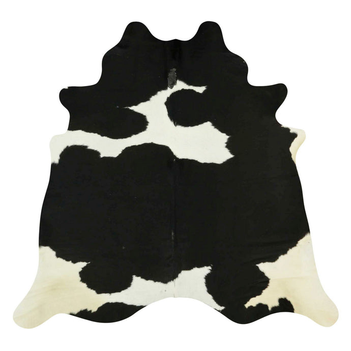 Natural Brazilian Cowhide Rug -  Espresso & Ivory