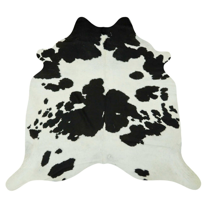 Natural Brazilian Cowhide Rug -  Espresso & Ivory