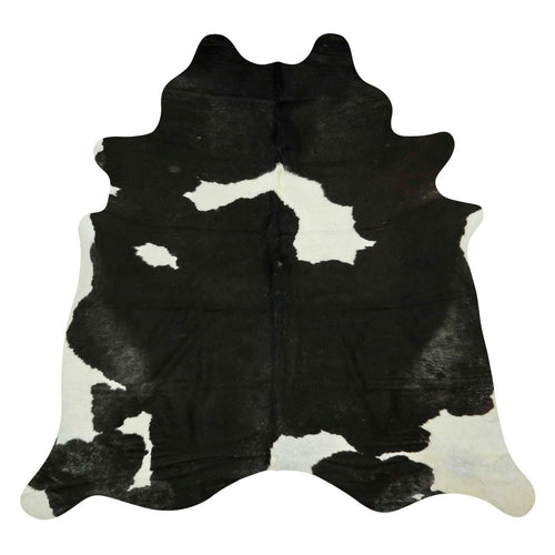 Natural Brazilian Cowhide Rug -  Espresso & Ivory