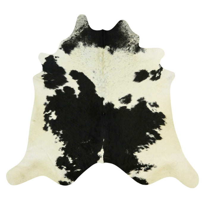 Natural Brazilian Cowhide Rug -  Espresso & Ivory