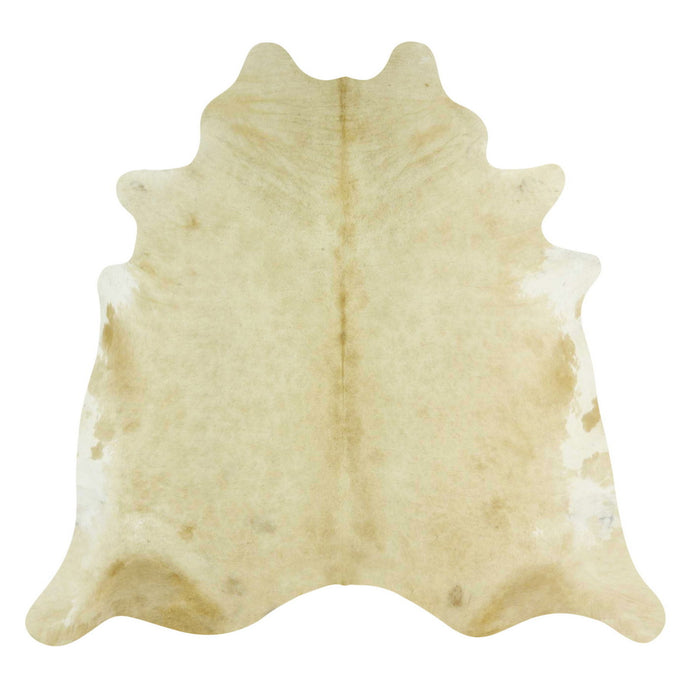 Natural Brazilian Cowhide Rug -  Caramel & Ivory