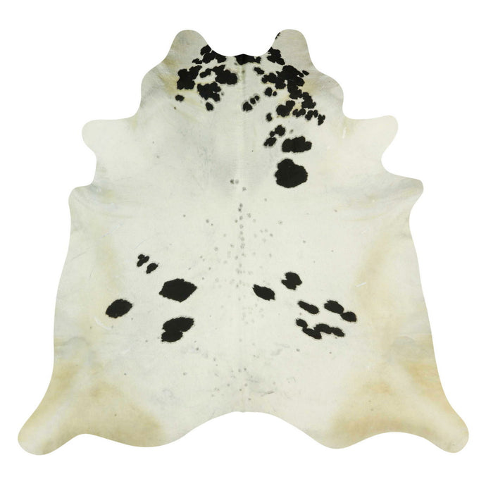 Natural Brazilian Cowhide Rug -  Ivory, Espresso & Taupe