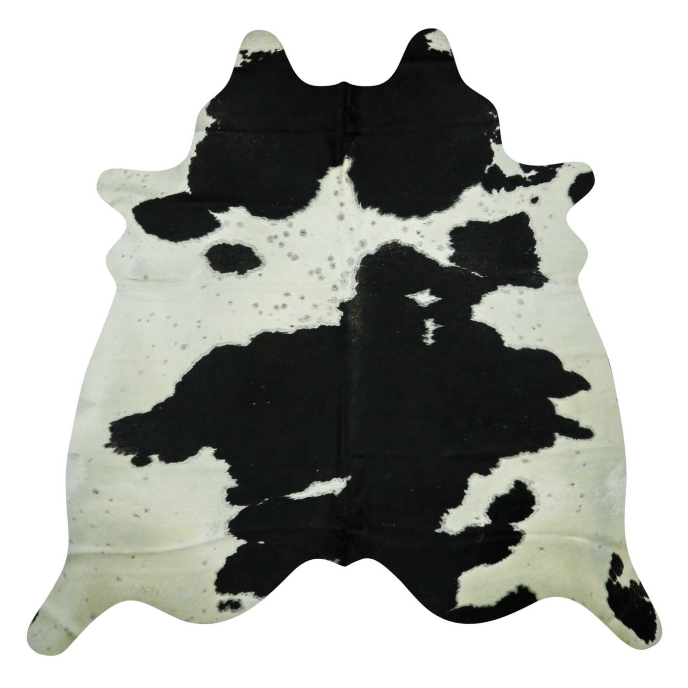 Natural Brazilian Cowhide Rug -  Espresso, Ivory & Taupe