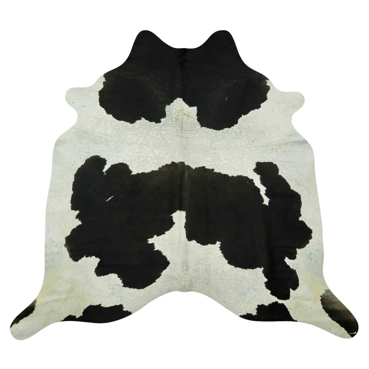 Natural Brazilian Cowhide Rug -  Espresso, Taupe & Ivory