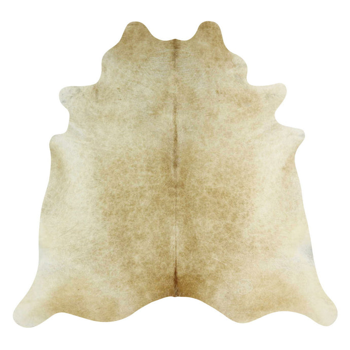 Natural Brazilian Cowhide Rug -  Caramel & Ivory