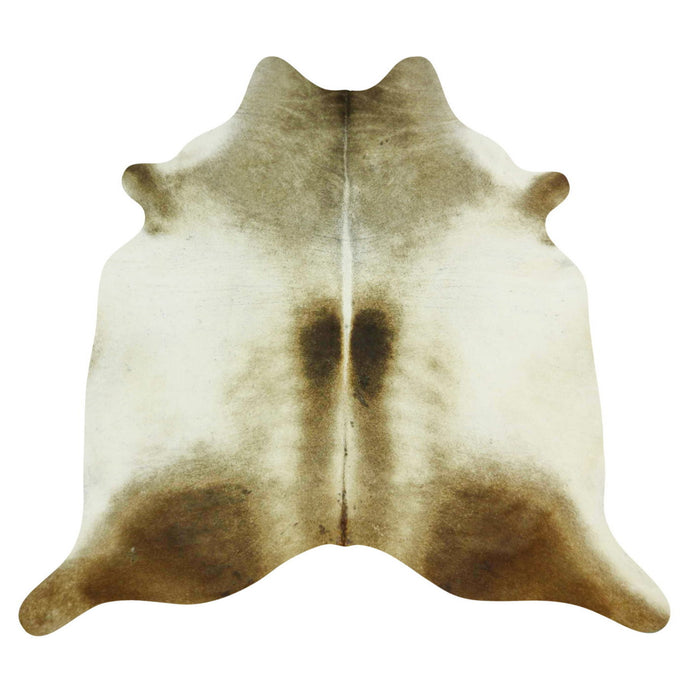 Natural Brazilian Cowhide Rug -  Ivory, Chocolate & Taupe