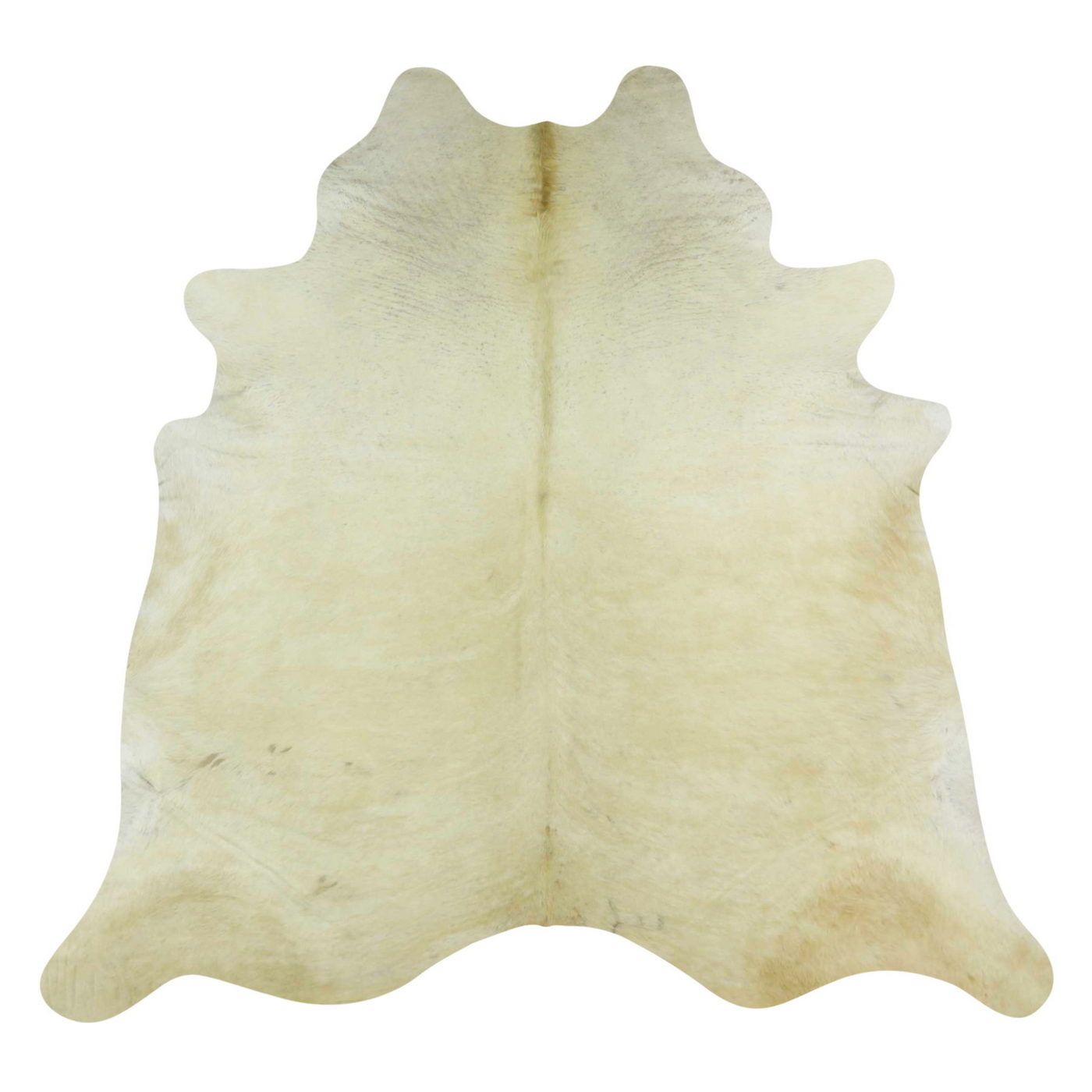 Natural Brazilian Cowhide Rug -  Beige & Ivory