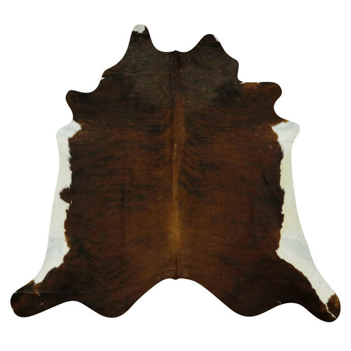 Natural Brazilian Cowhide Rug -  Mocha, Espresso & Ivory