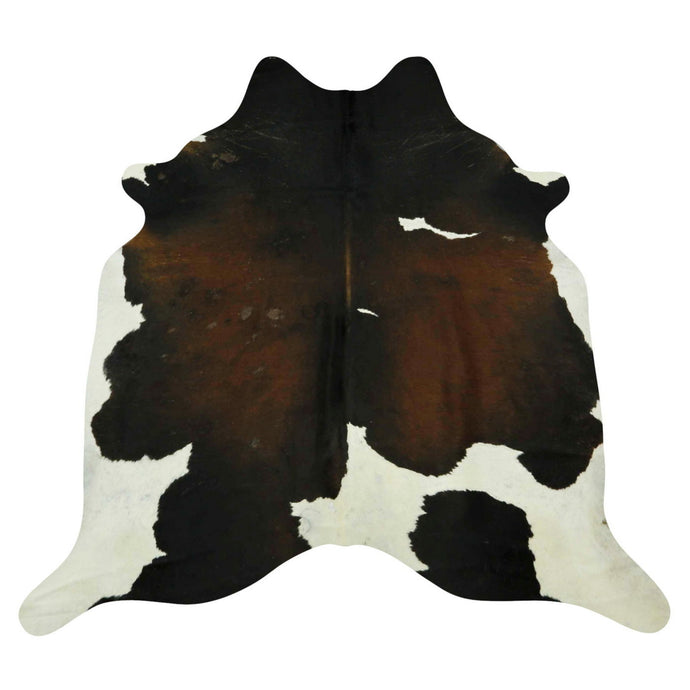 Natural Brazilian Cowhide Rug -  Espresso, Mocha & Ivory