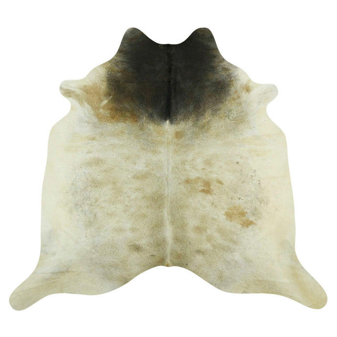 Natural Brazilian Cowhide Rug -  Ivory, Espresso & Caramel