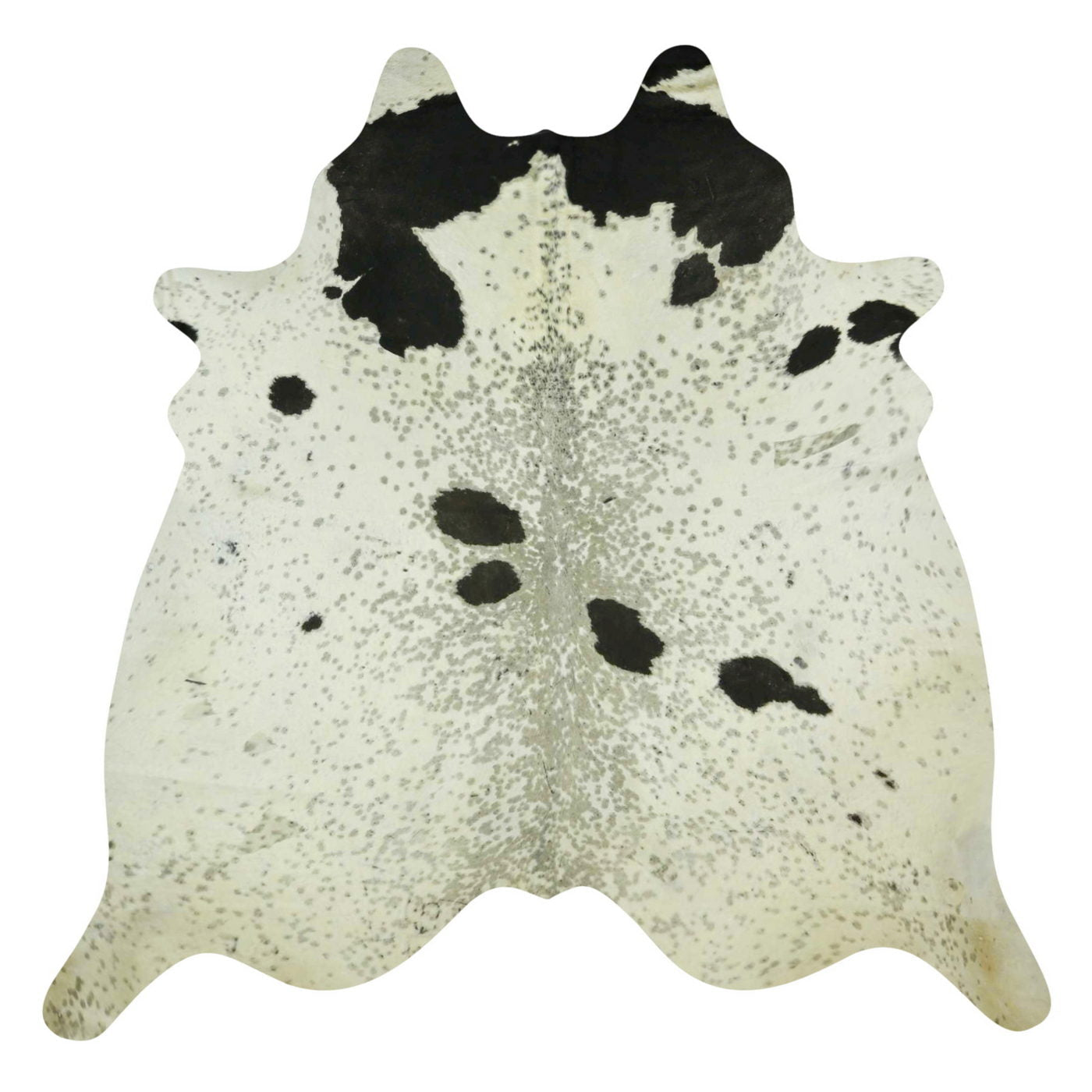 Natural Brazilian Cowhide Rug -  Taupe, Espresso & Ivory