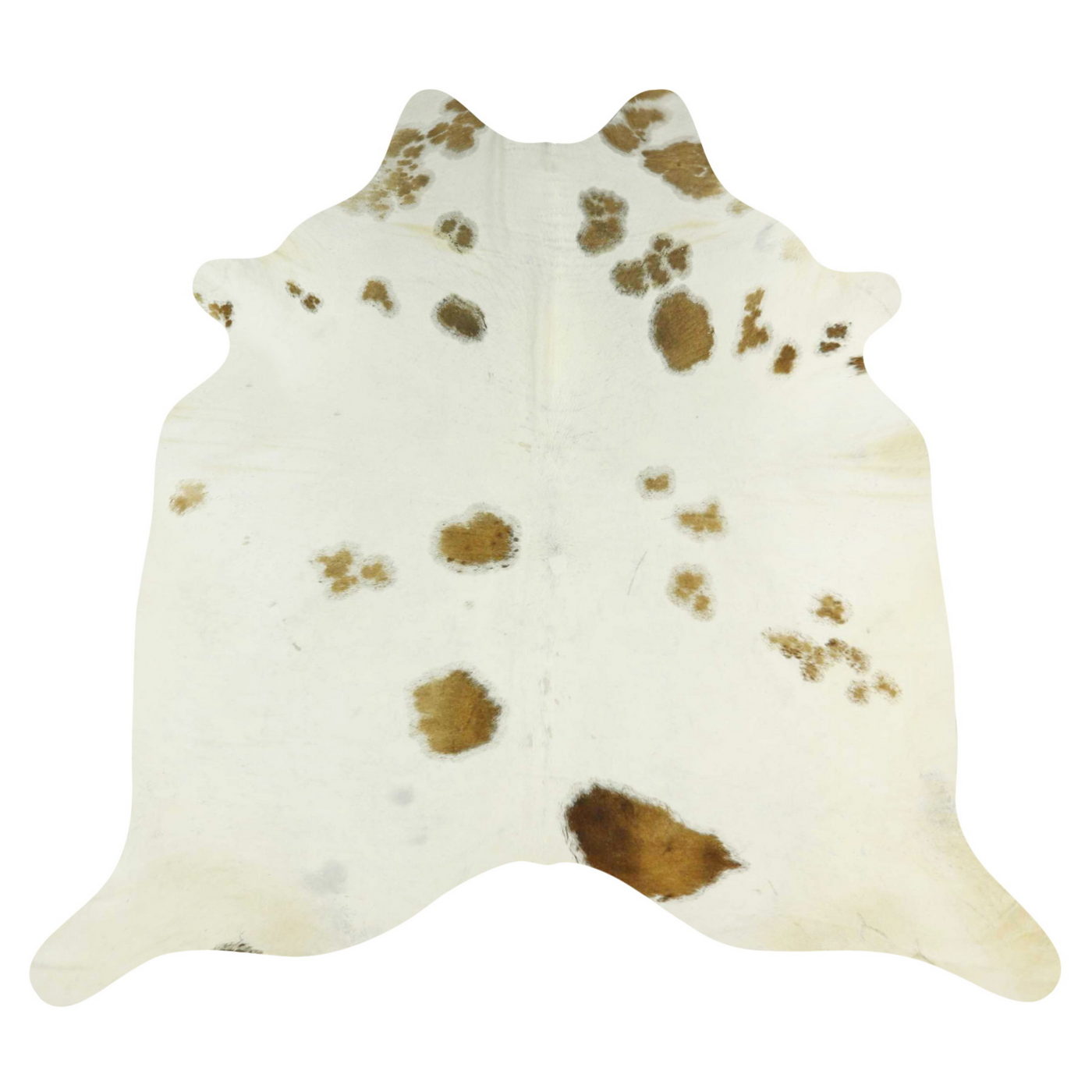 Natural Brazilian Cowhide Rug -  Ivory, Mocha & Caramel