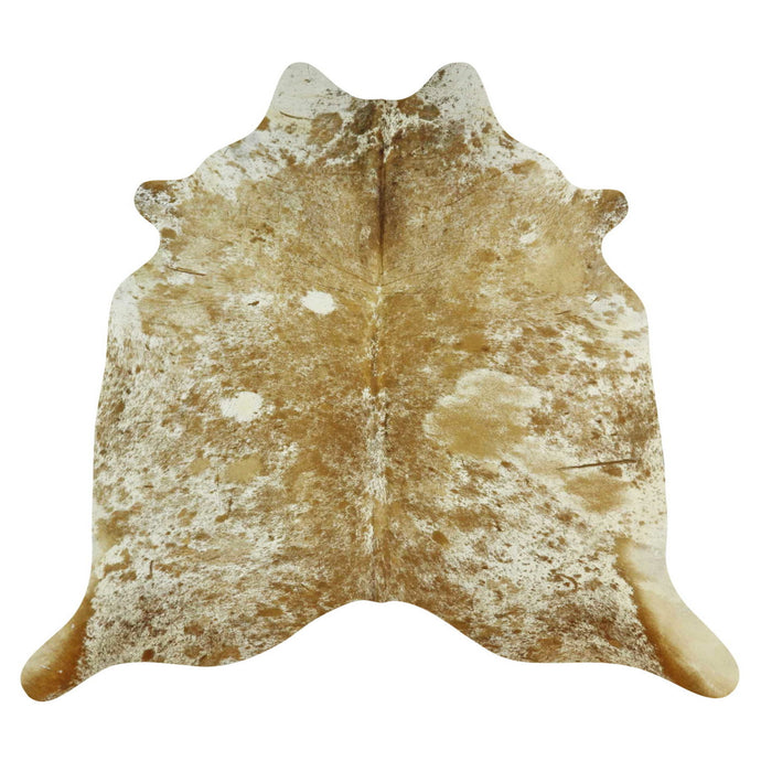 Natural Brazilian Cowhide Rug -  Mocha & Ivory