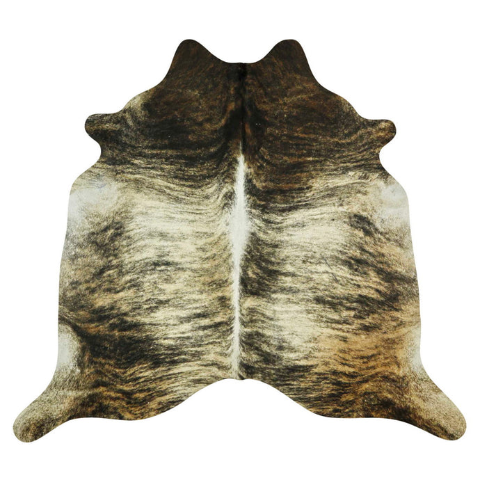 Natural Brazilian Cowhide Rug -  Espresso, Caramel & Mocha