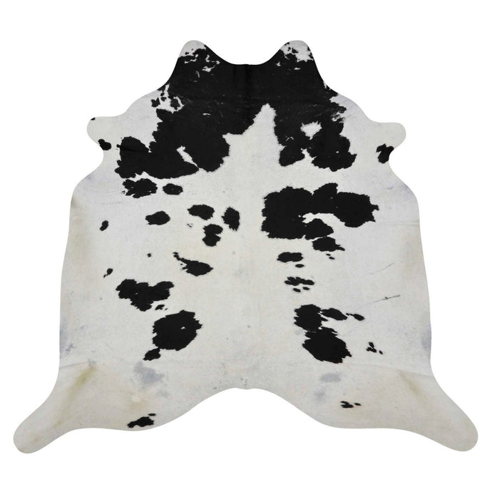 Natural Brazilian Cowhide Rug -  Espresso & Ivory