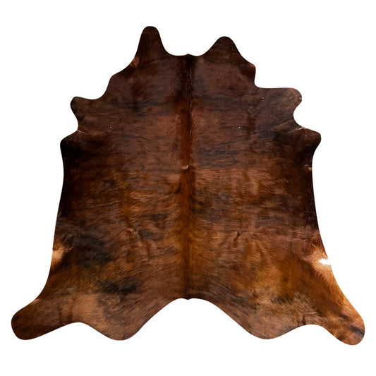 Natural Brazilian Cowhide Rug -  Mocha & Espresso