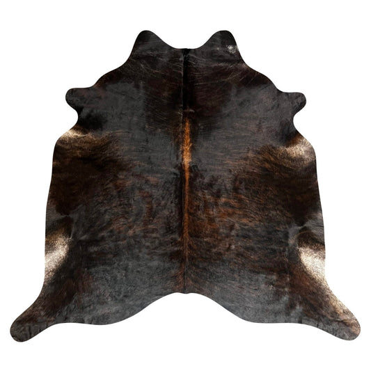 Natural Brazilian Cowhide Rug -  Espresso  
